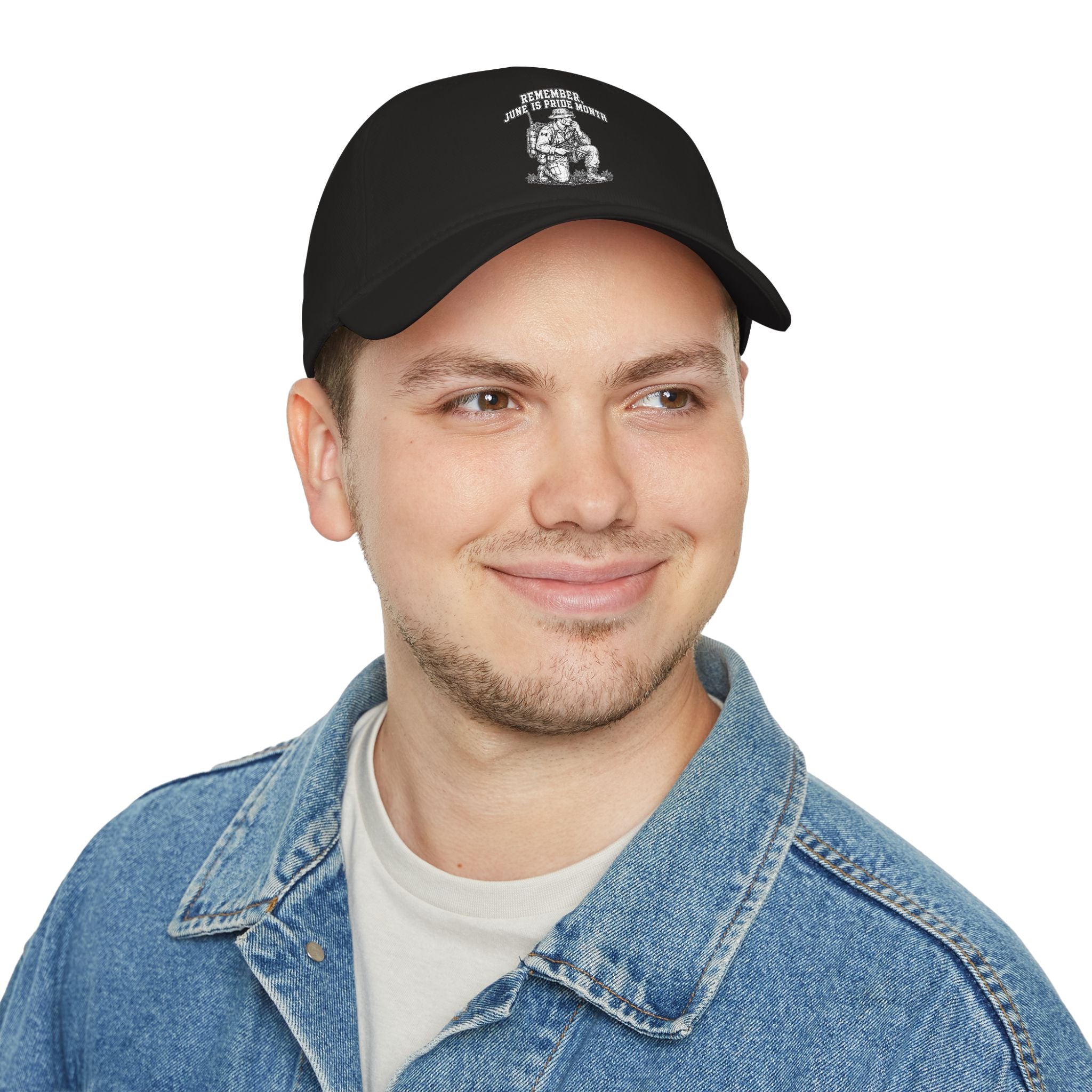 Remember June Is Pride Month Cap — Vintage Memorial Baseball Hat