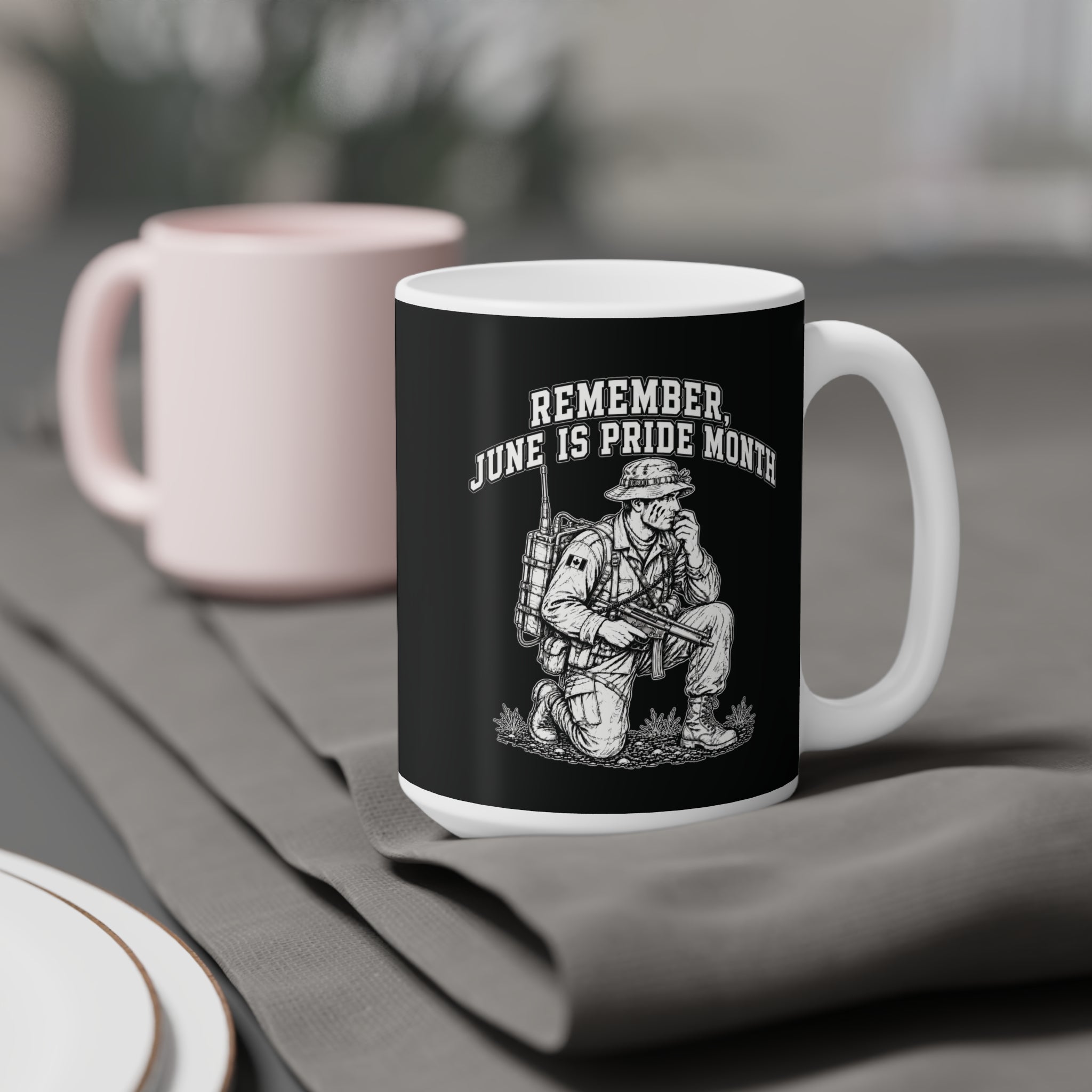 Remember June is Pride Month 15oz Mug