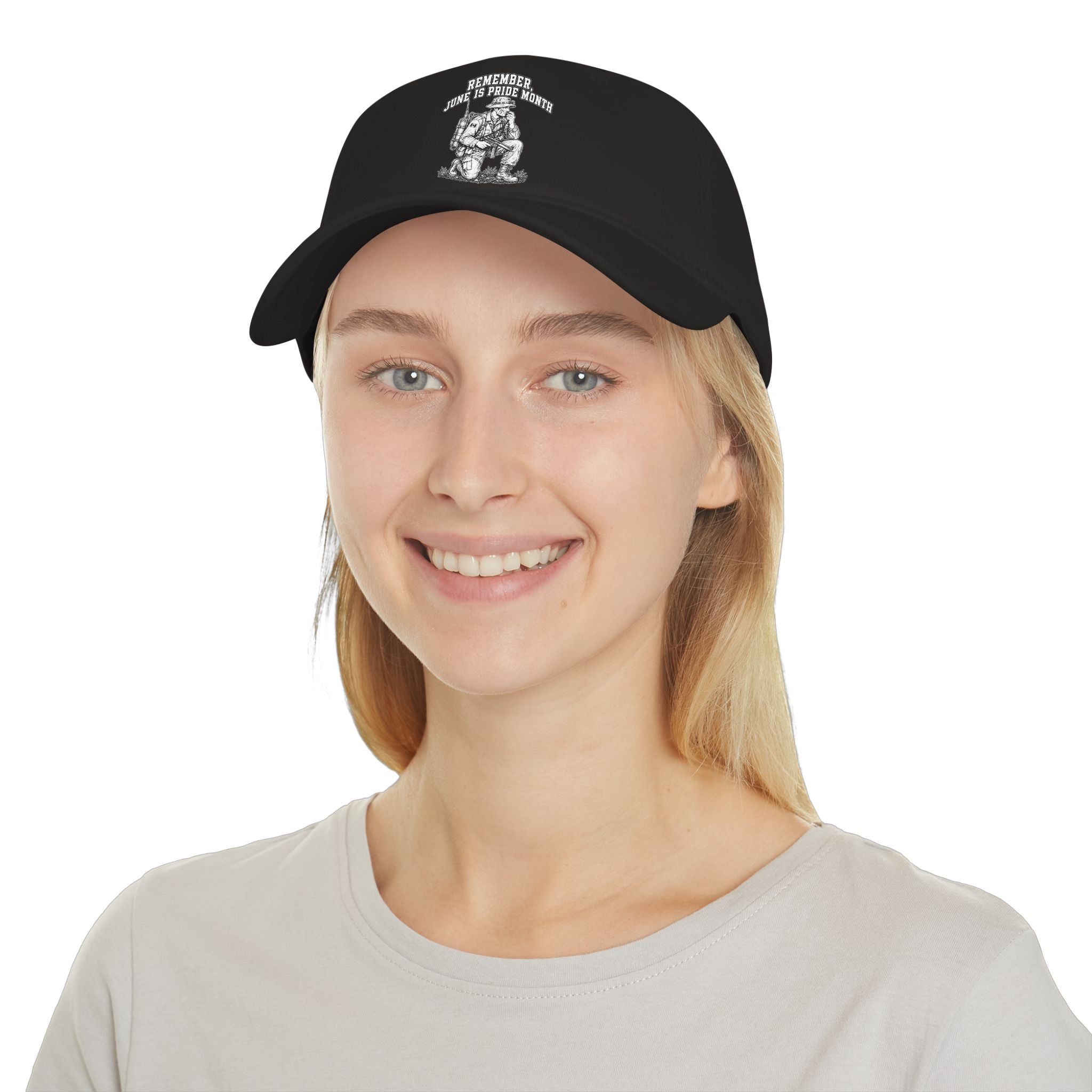 Remember June Is Pride Month Cap — Vintage Memorial Baseball Hat
