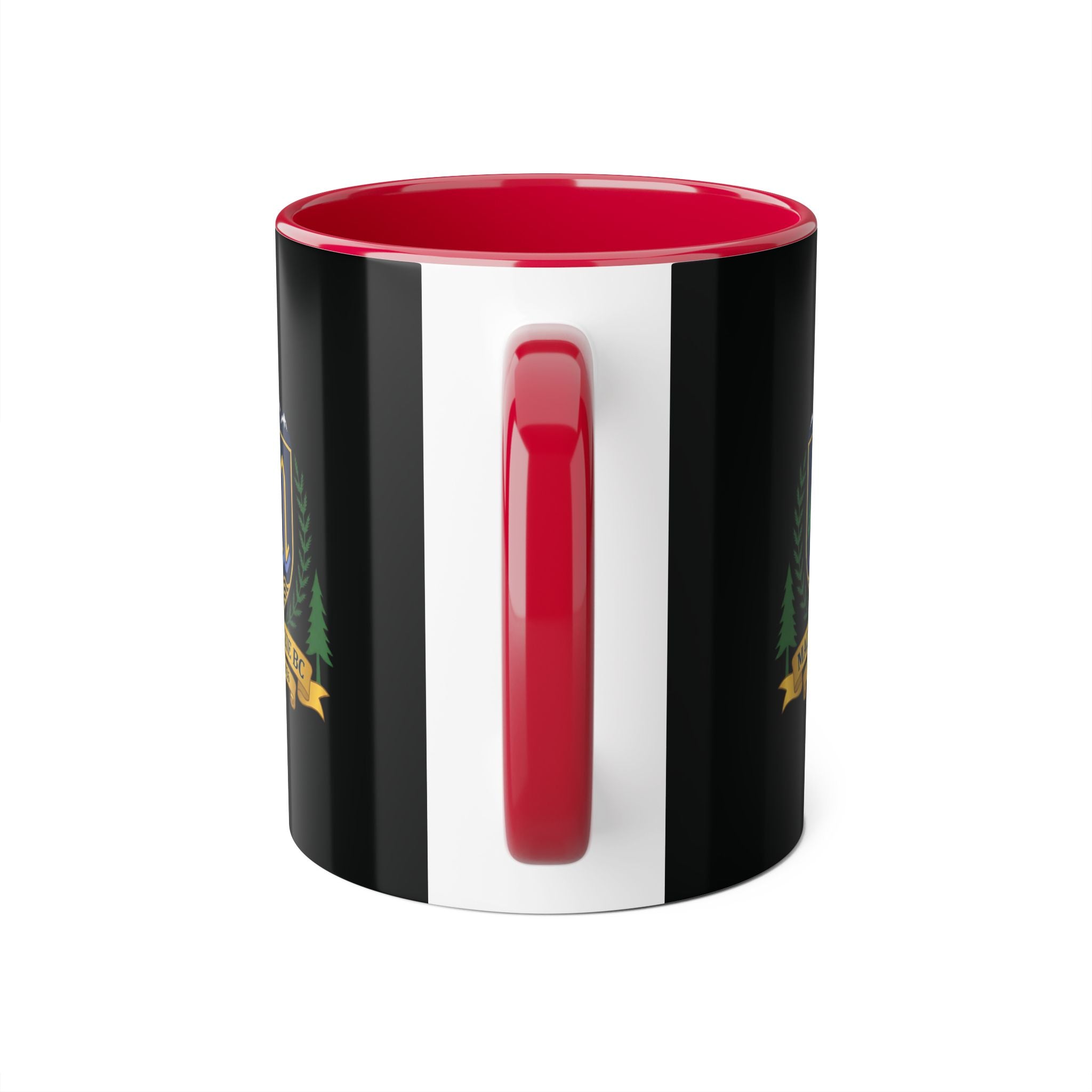 Tri-Color Mackenzie BC 60th Anniversary Ceramic Mug — “60 Years and Still Crushin' It! 1966–2026”
