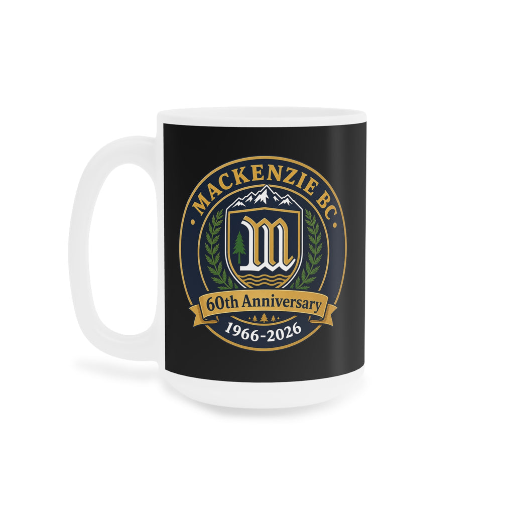 Mackenzie BC 60th Anniversary Commemorative 15oz Mug