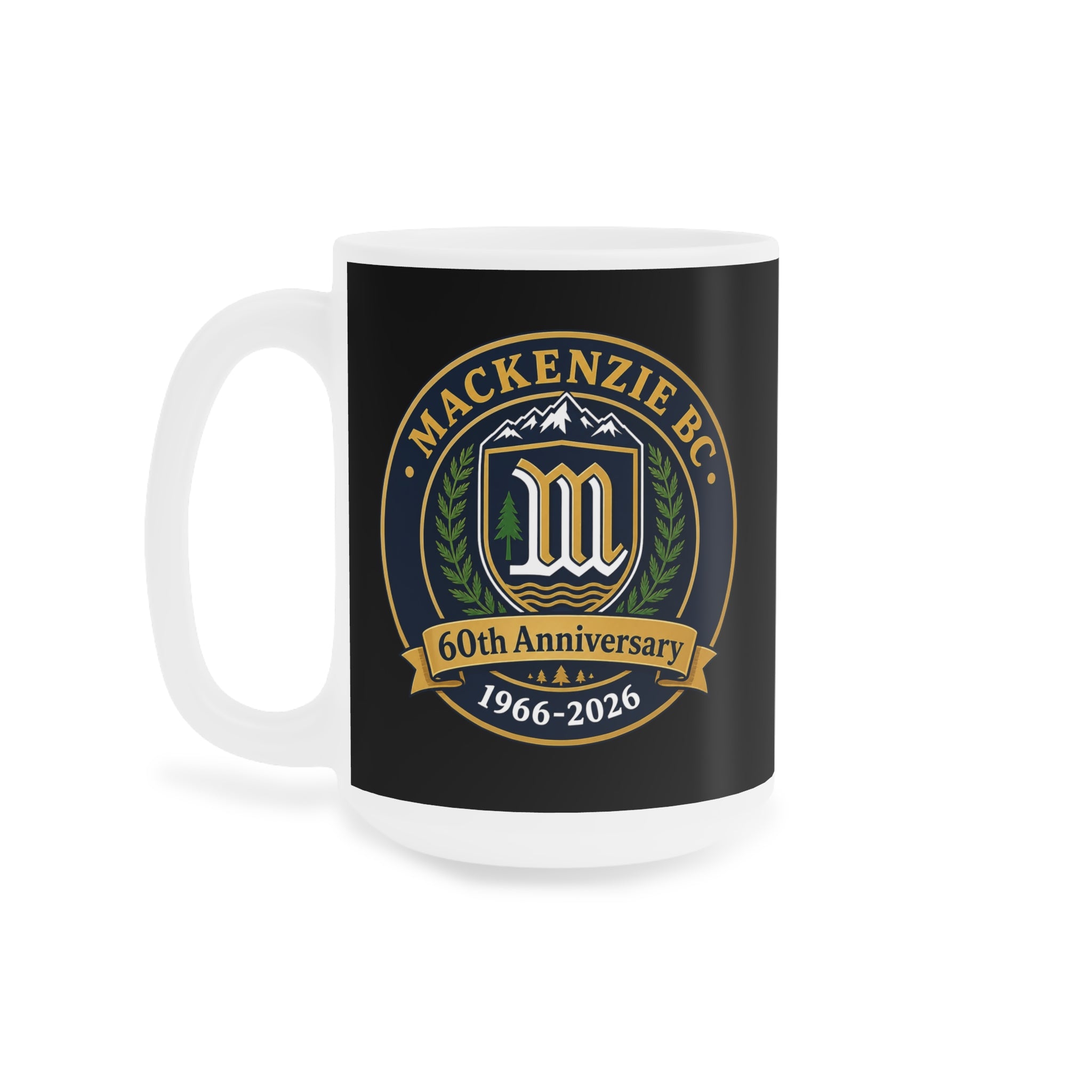 Mackenzie BC 60th Anniversary Commemorative 15oz Mug