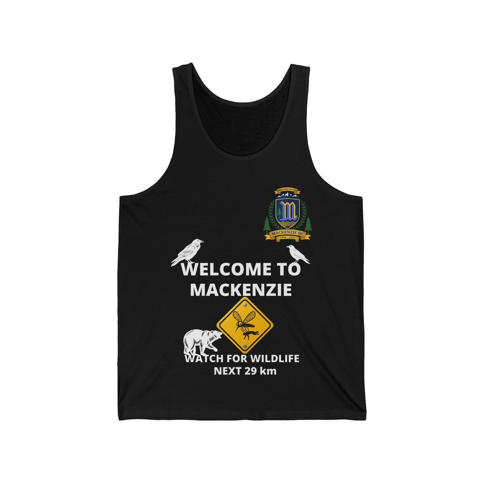 'Welcome to Mackenzie' Crest & Watch for Wildlife