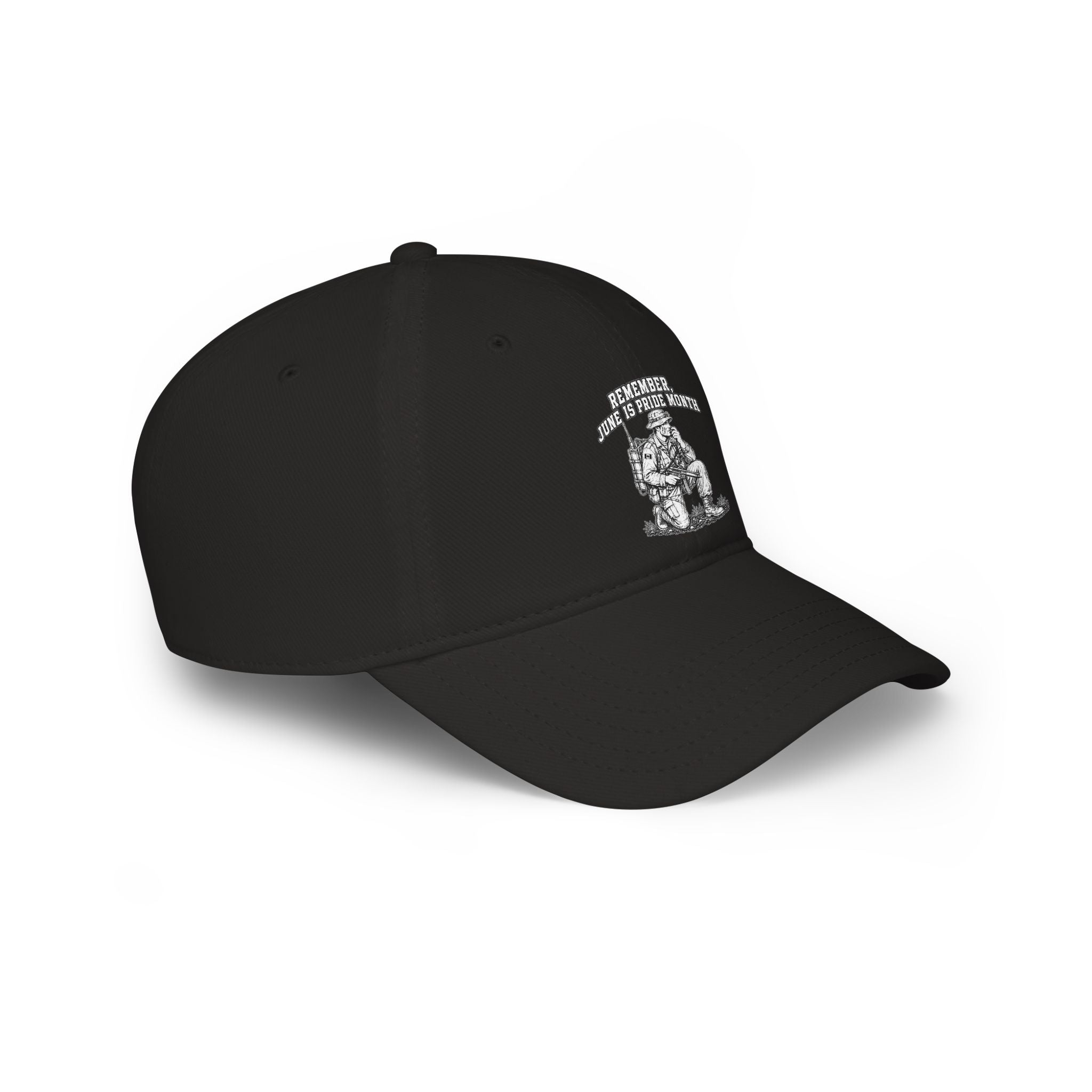Remember June Is Pride Month Cap — Vintage Memorial Baseball Hat