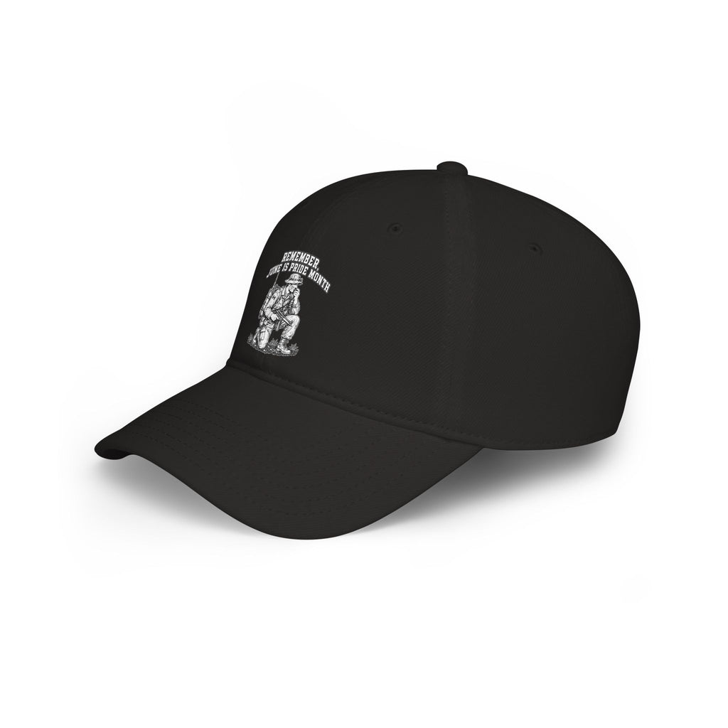 Remember June Is Pride Month Cap — Vintage Memorial Baseball Hat