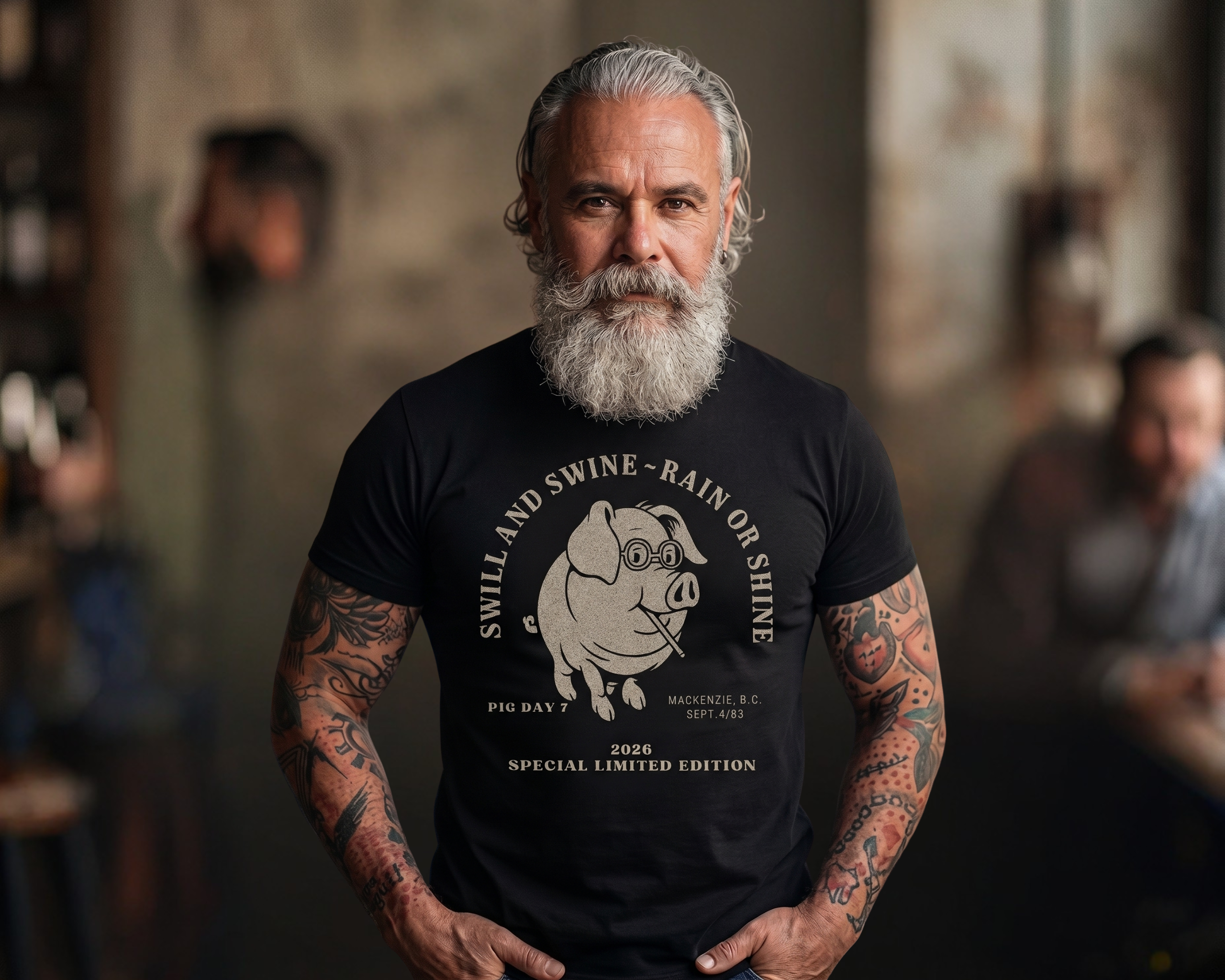 "Swill and Swine" — Pig Day 7 Special Edition Tee