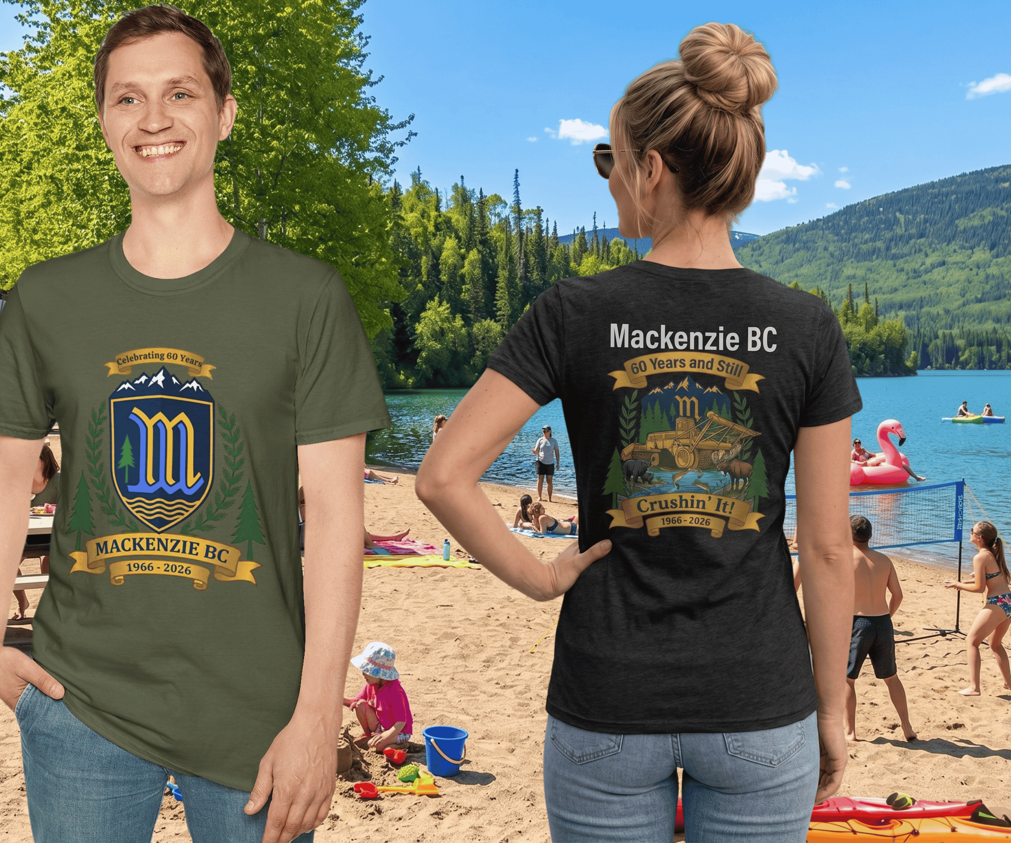 2 Design T-Shirt — "60 Years and Still Crushin' It!"