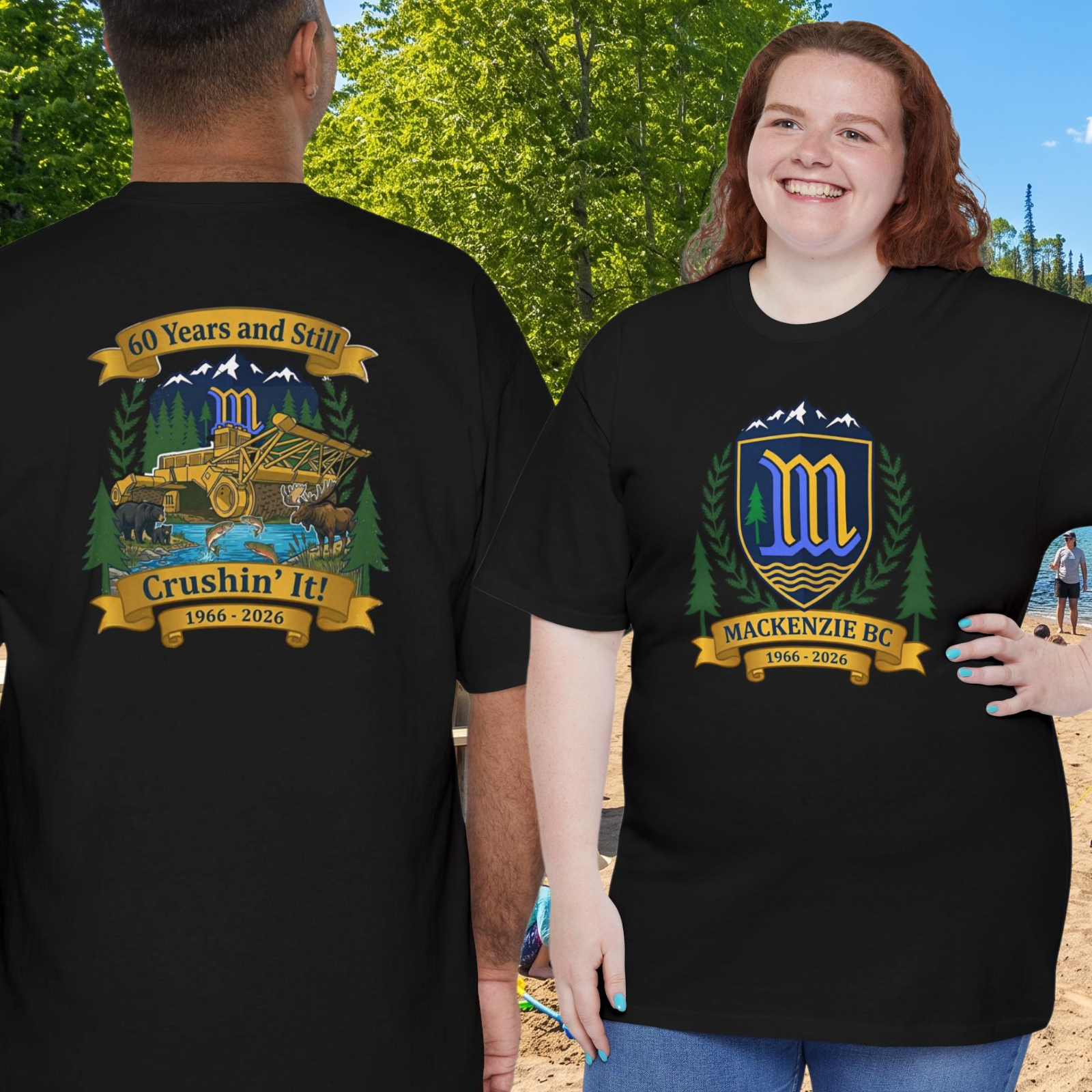 Xtra Tall 2 Design Mackenzie 60th - Still Crushin' It T-Shirt