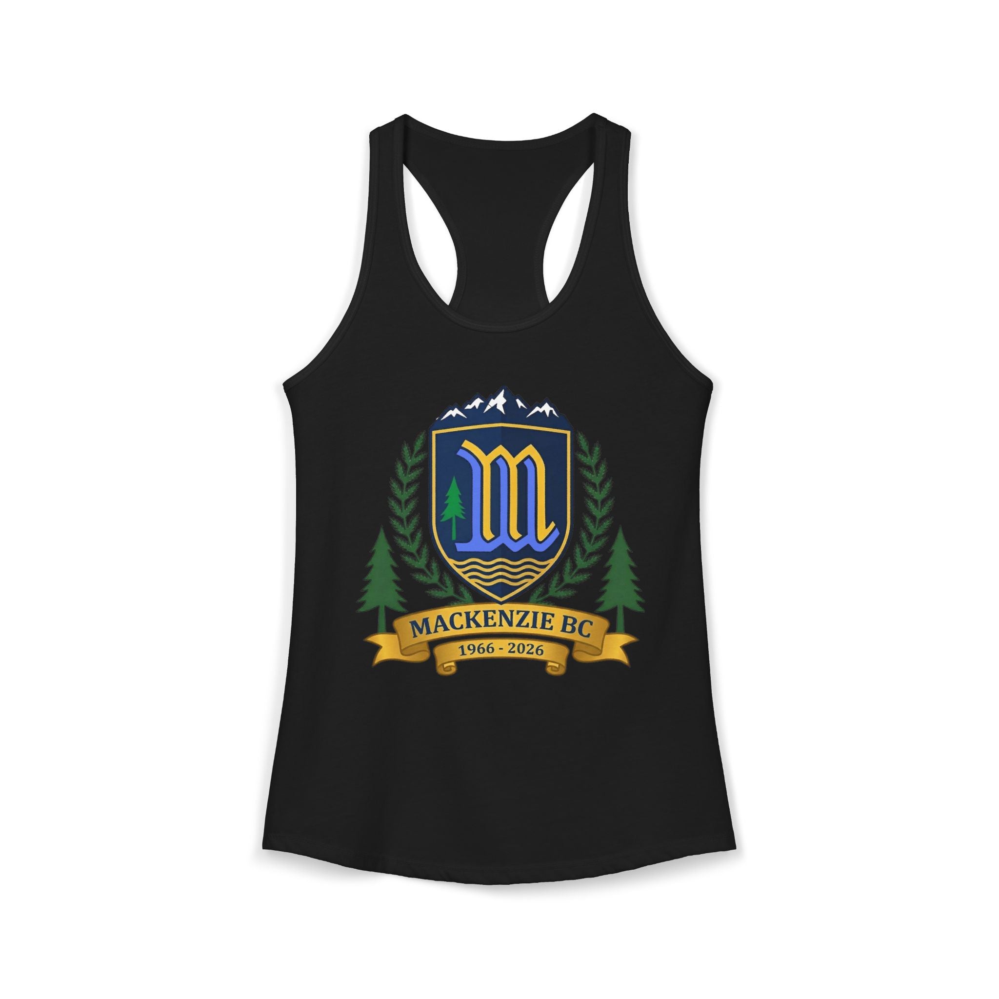 1966 - 2026 Mackenzie 60th Crest Racerback