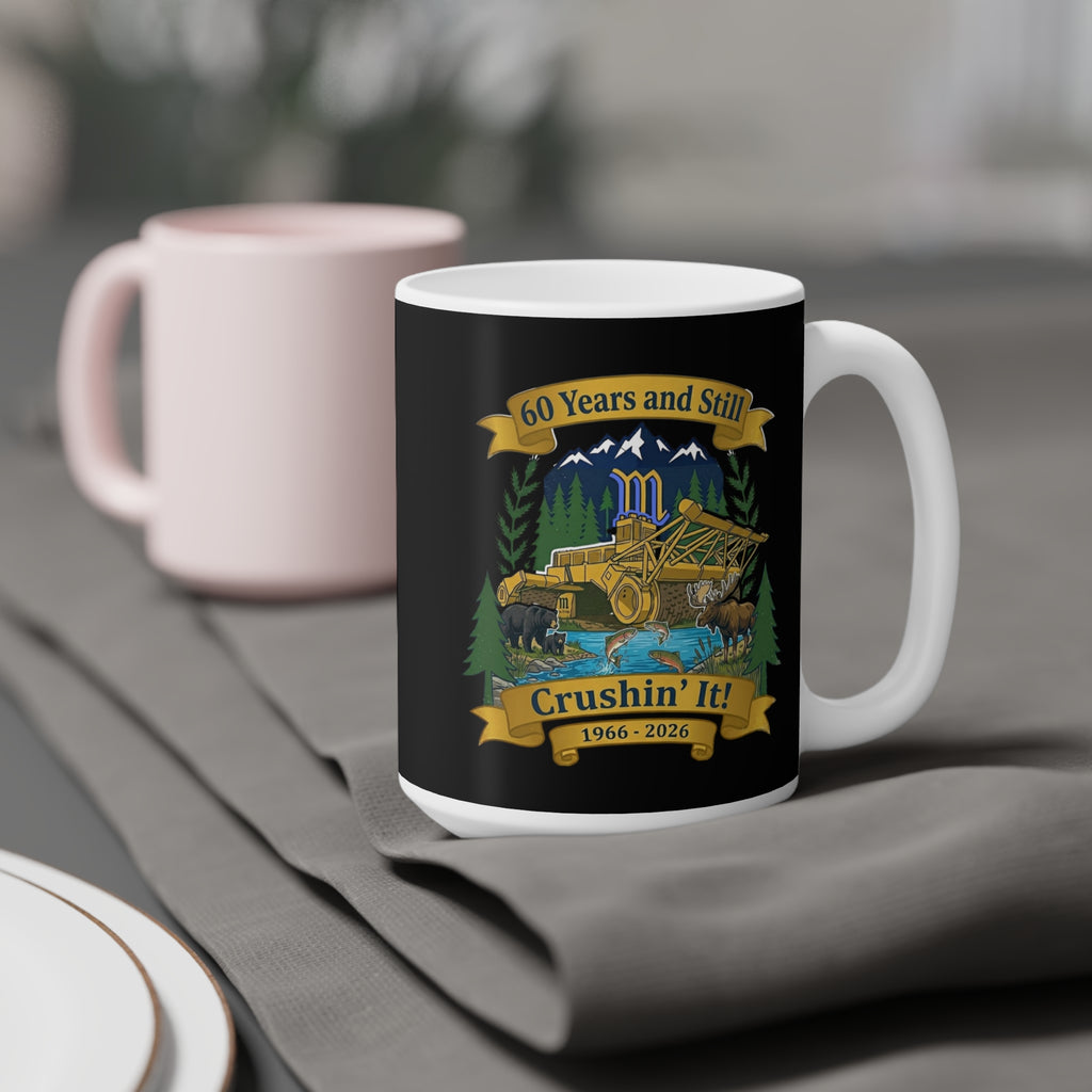 Mackenzie BC 60th Anniversary Commemorative 15oz Mug