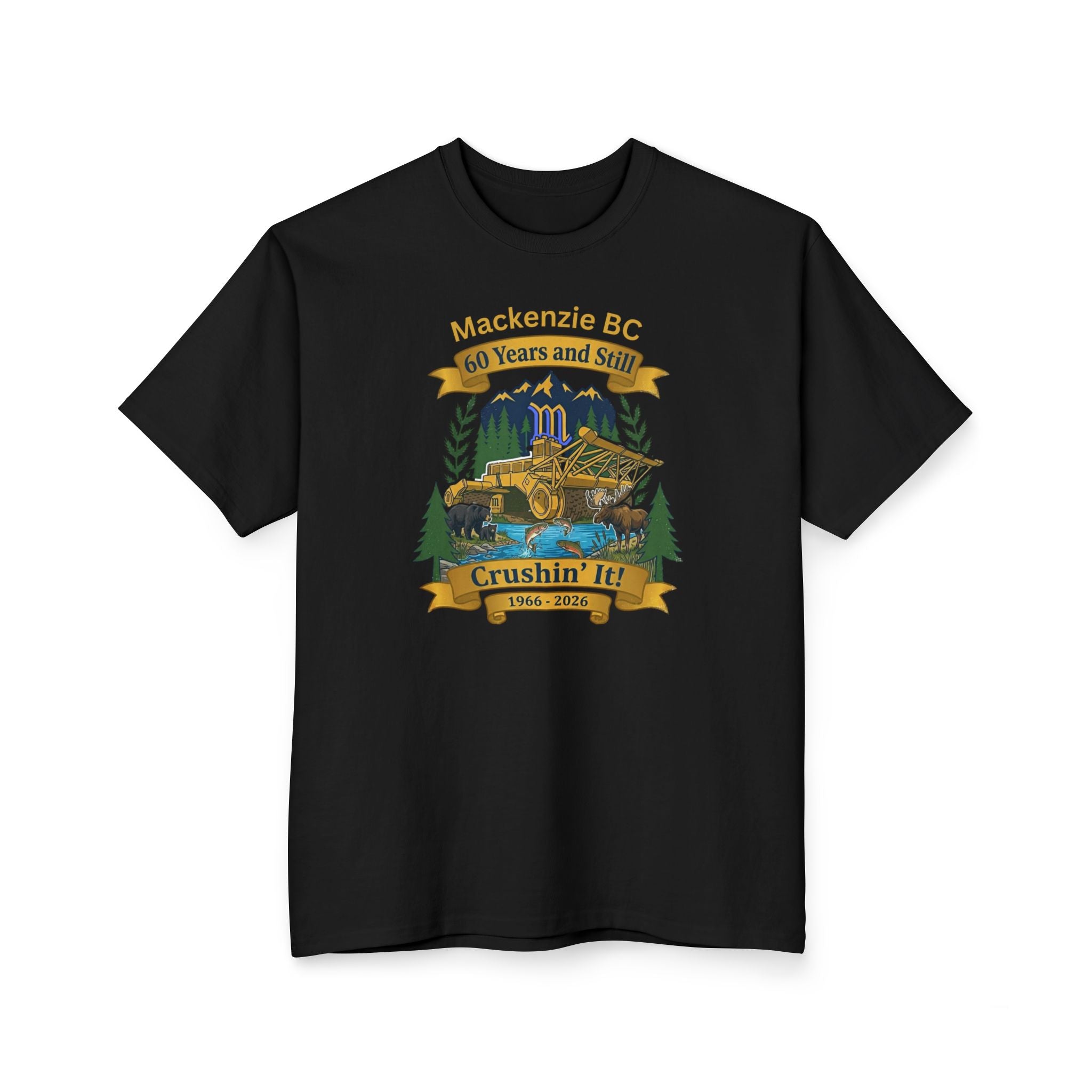 Xtra Long Mackenzie 60 Yrs Crushin' It T-Shirt