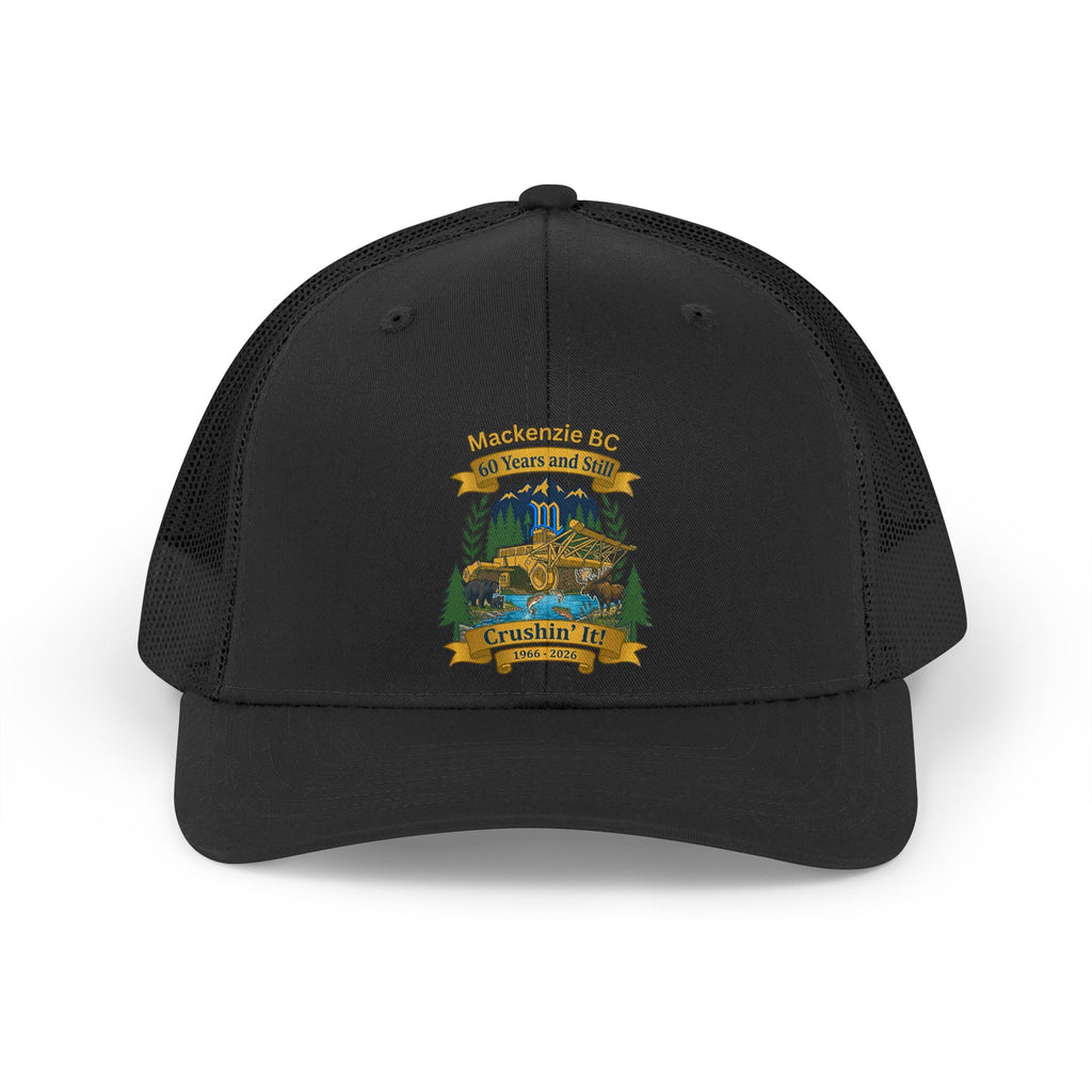 Retro Trucker Hat - 'Crushin' It' Vintage Camping Patch Cap