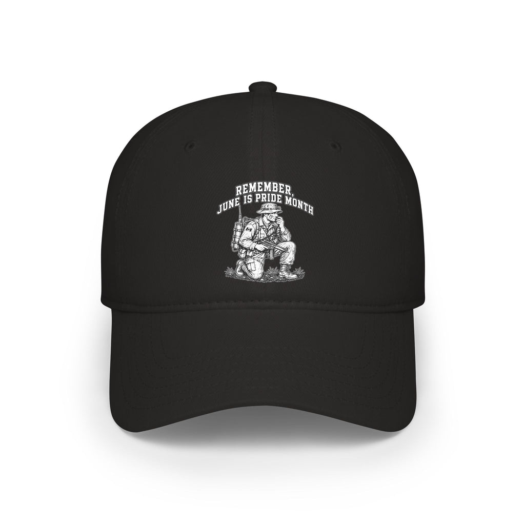 Remember June Is Pride Month Cap — Vintage Memorial Baseball Hat