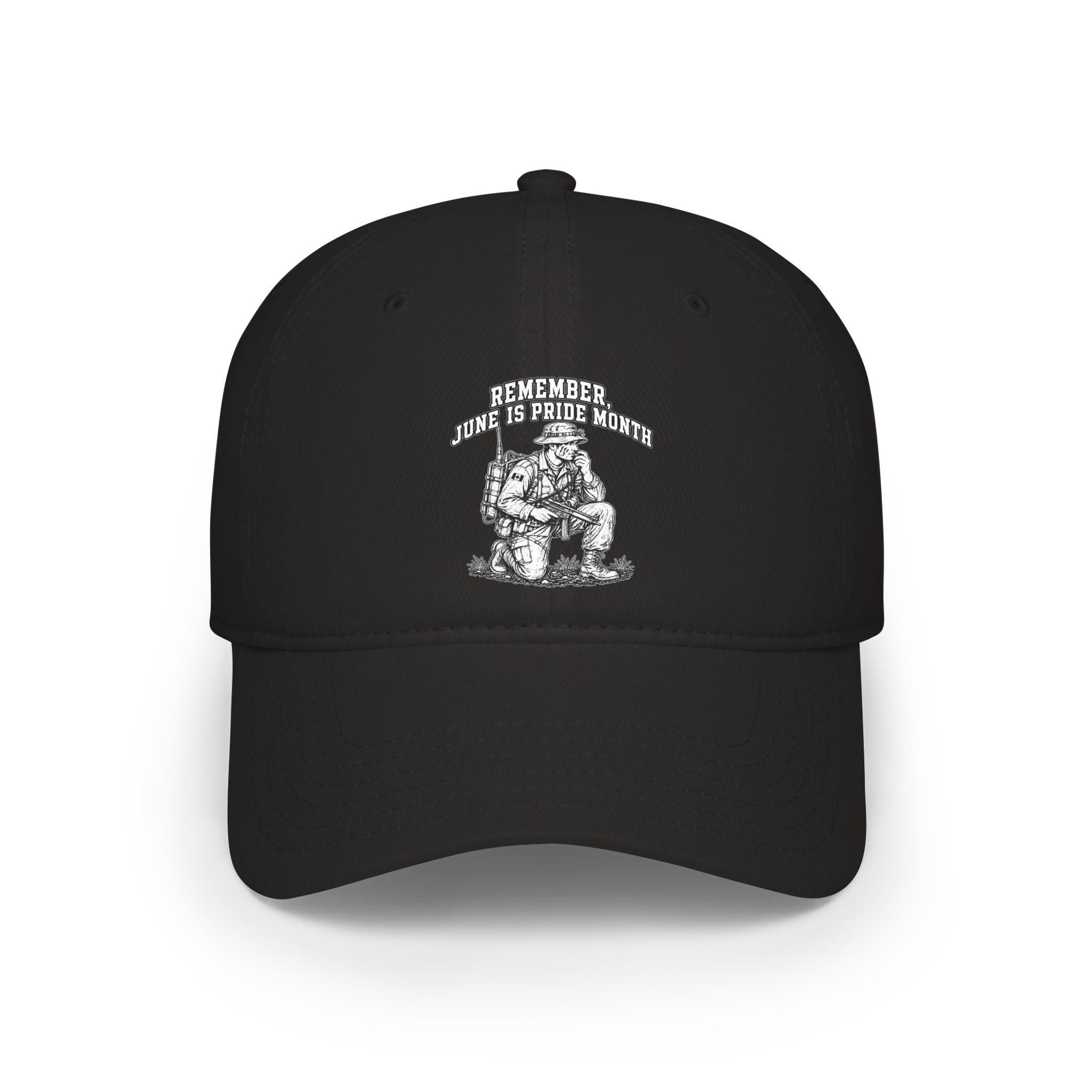 Remember June Is Pride Month Cap — Vintage Memorial Baseball Hat
