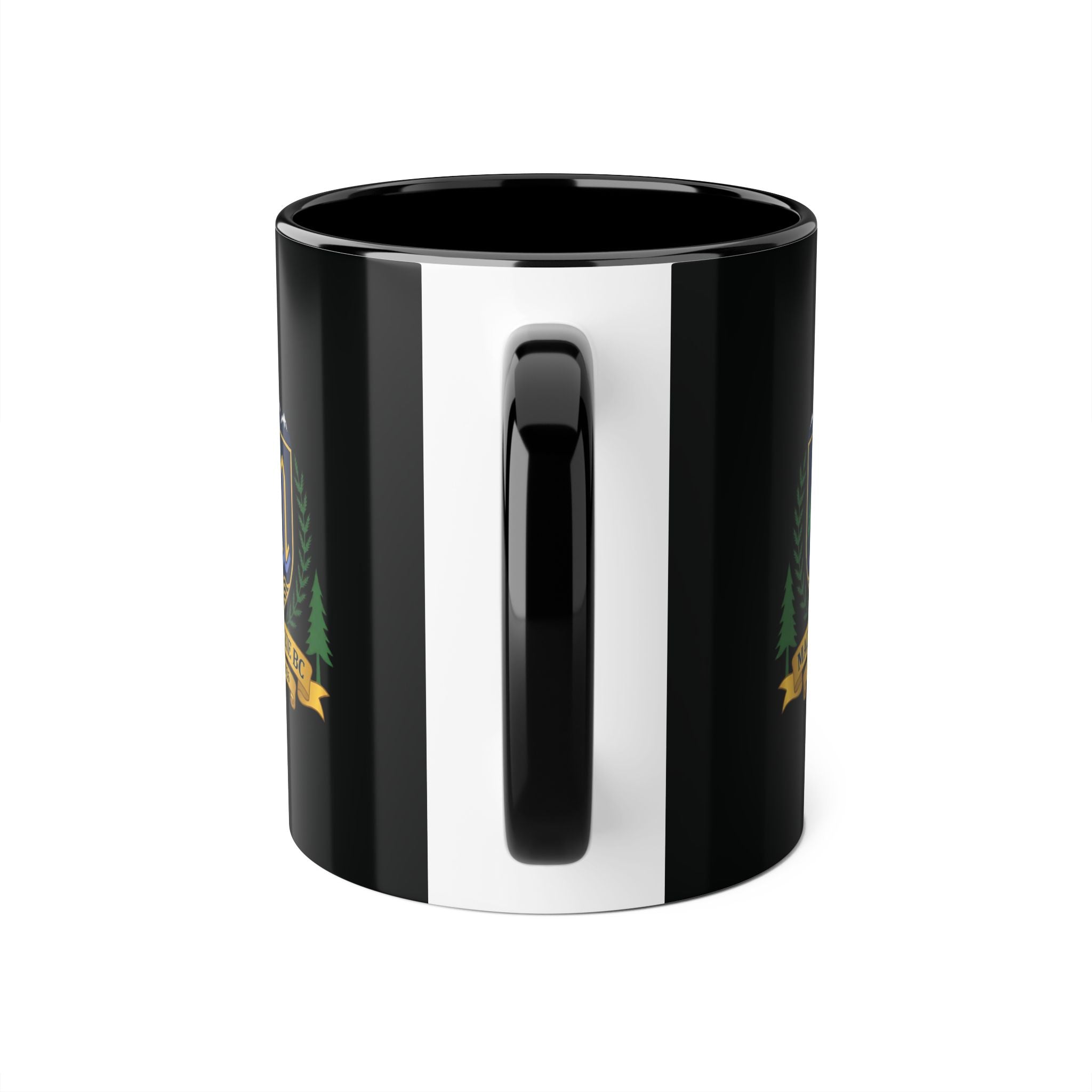 Tri-Color Mackenzie BC 60th Anniversary Ceramic Mug — “60 Years and Still Crushin' It! 1966–2026”