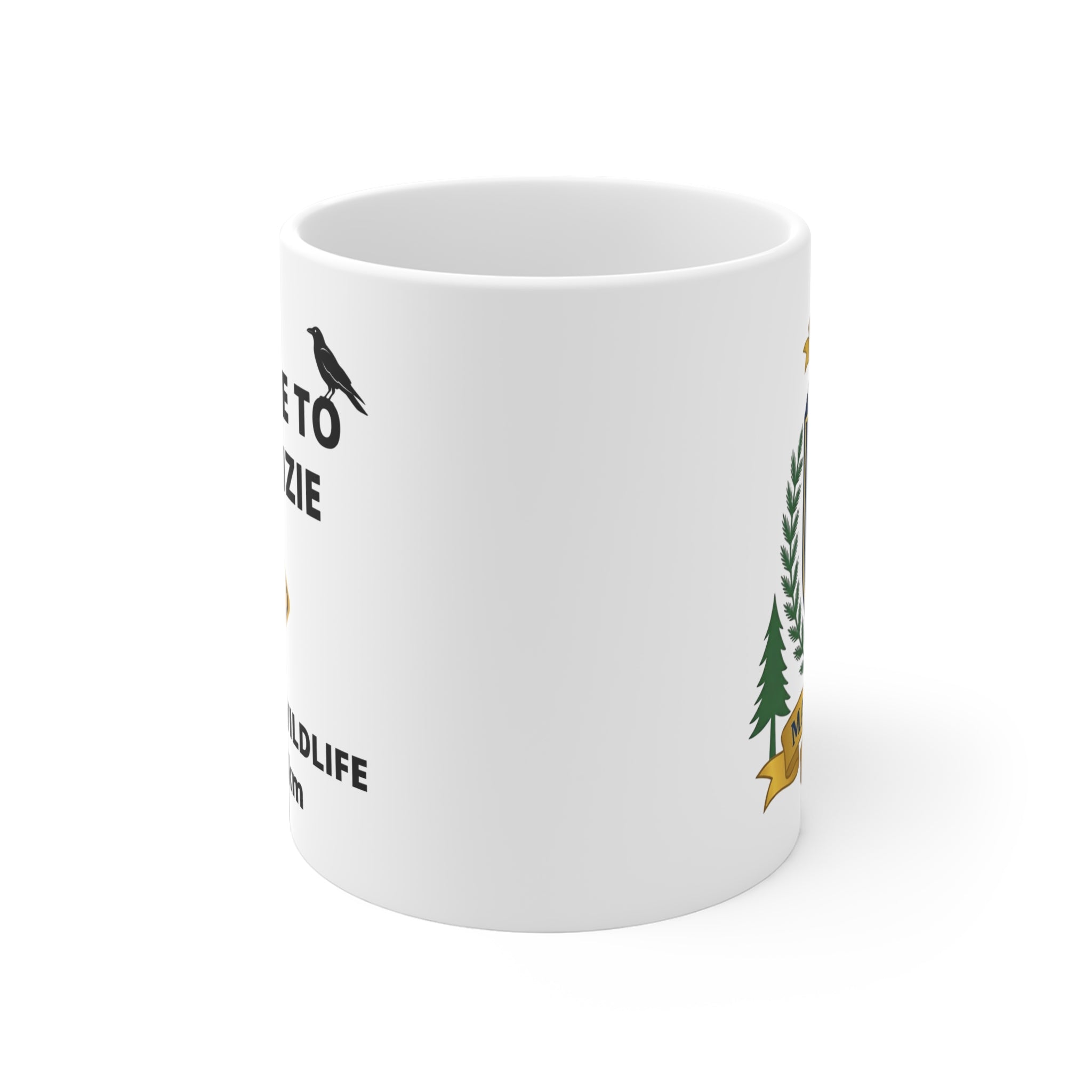 Mug — 'Welcome to Mackenzie: Watch for Wildlife (Next 29 km)'  Coffee Cup