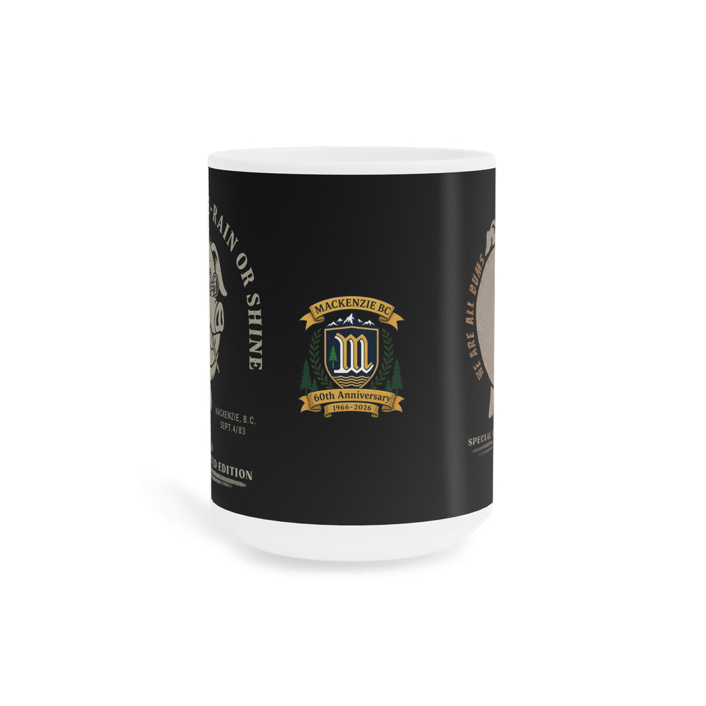 Pig Day 7 15oz Mug — 'Swill and Swine • Rain or Shine'