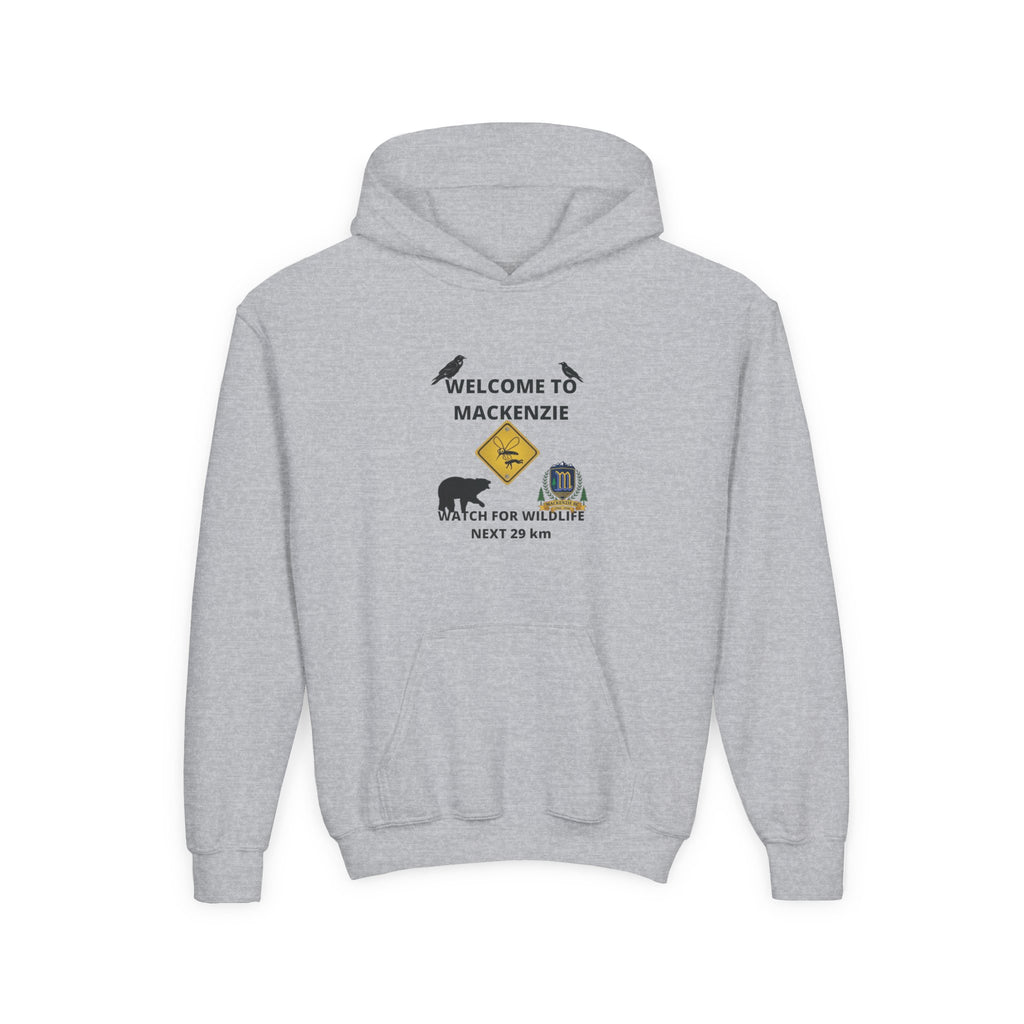 2 Design Youth Grey Hoodie — Mackenzie 60th Wildlife + Crushin it!