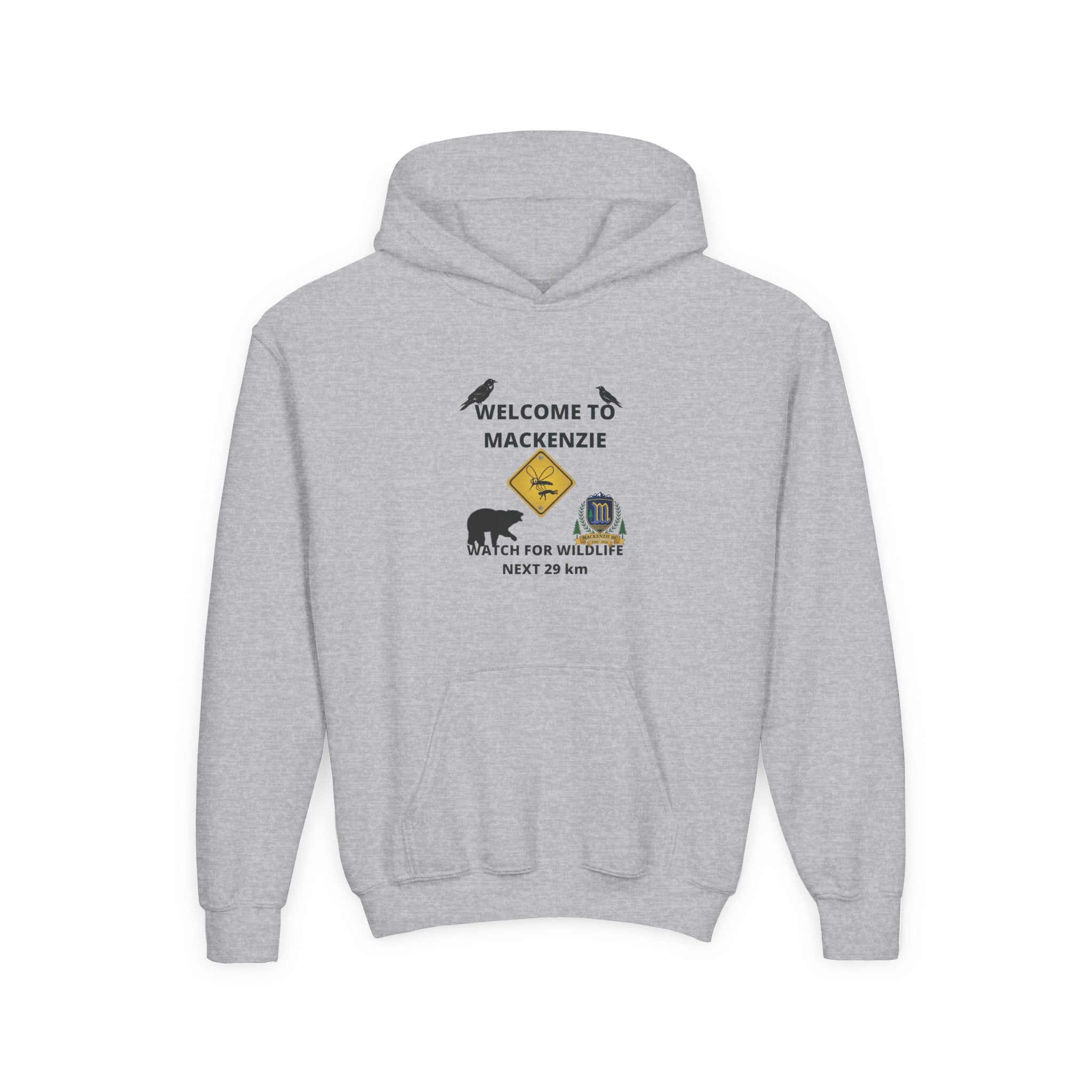 2 Design Youth Grey Hoodie — Mackenzie 60th Wildlife + Crushin it!