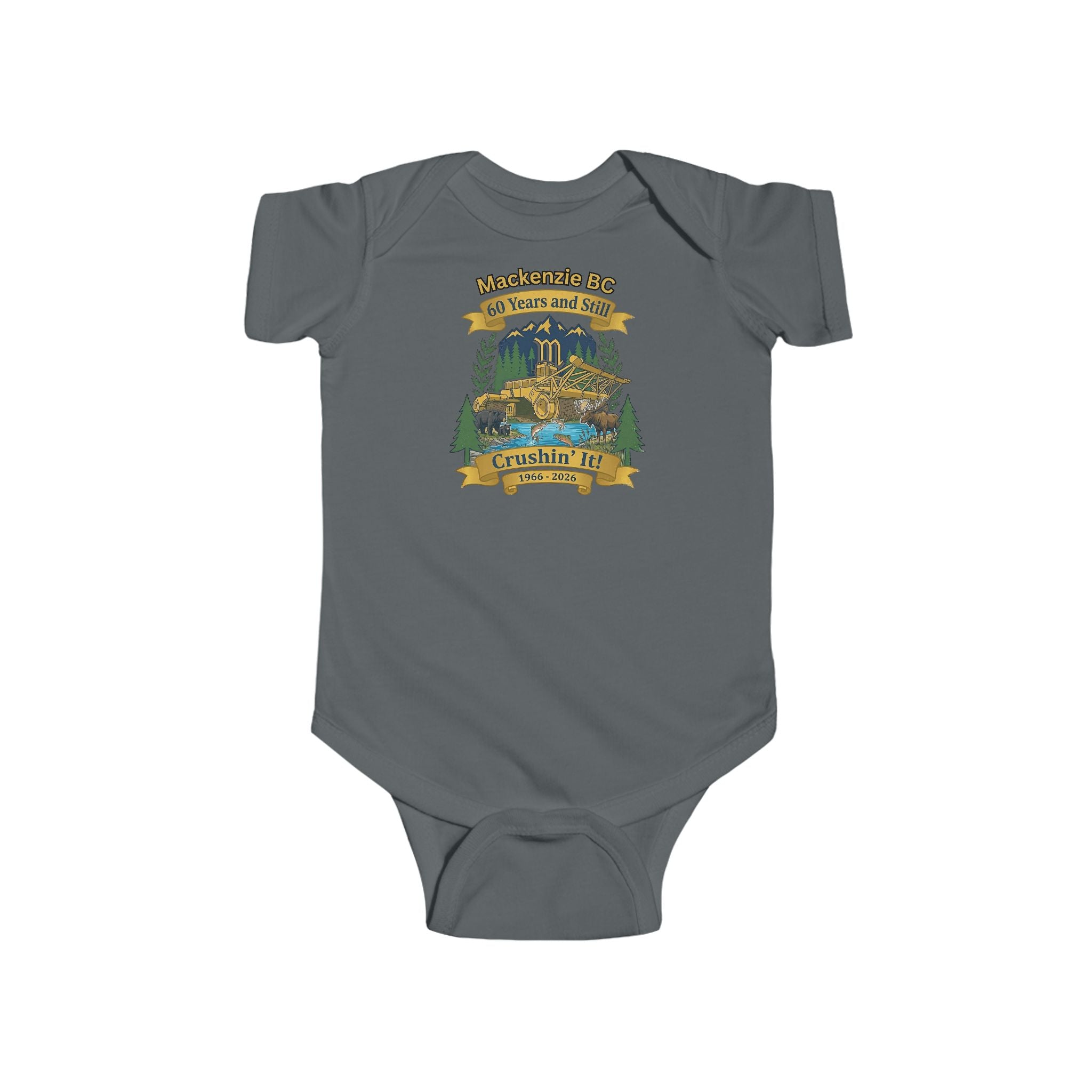Vintage Camper Baby Onesie – "Wanderin' for Roam and Shine"