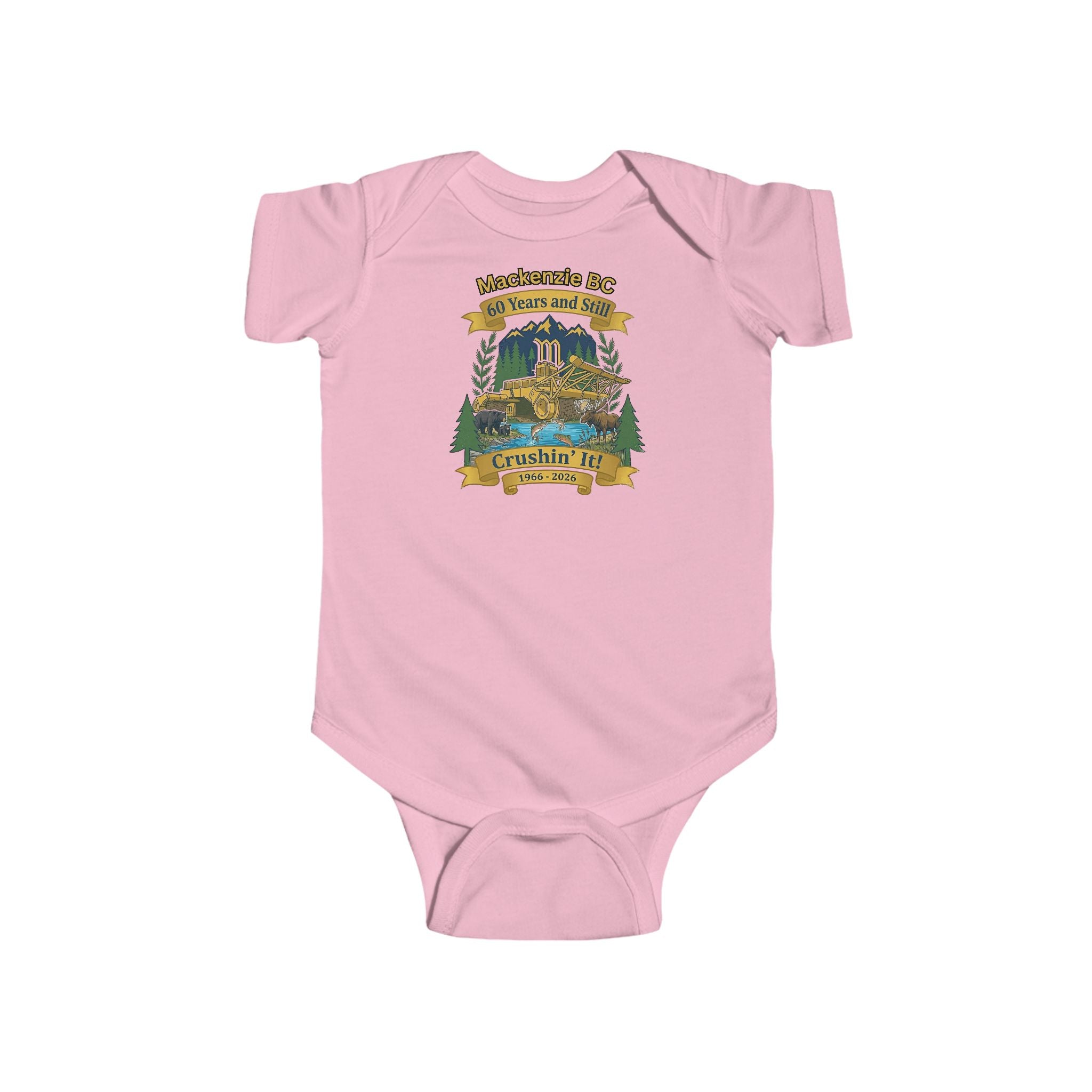 Vintage Camper Baby Onesie – "Wanderin' for Roam and Shine"