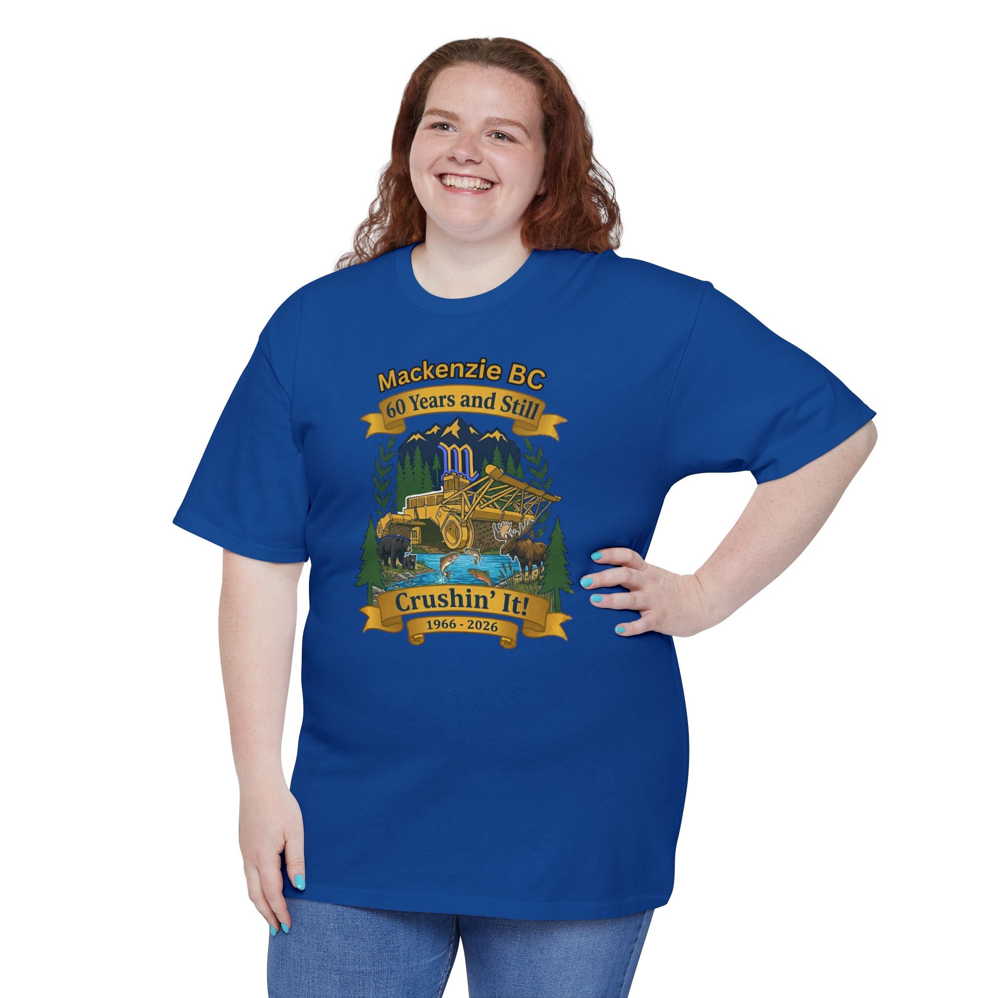 Xtra Long Mackenzie 60 Yrs Crushin' It T-Shirt