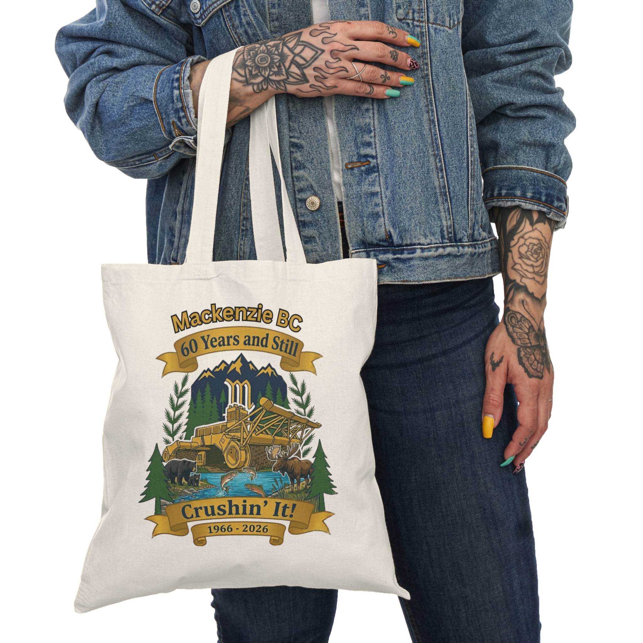 Tote Bag — Mackenzie BC 60 Years 'Crushin' It' Anniversary Tote