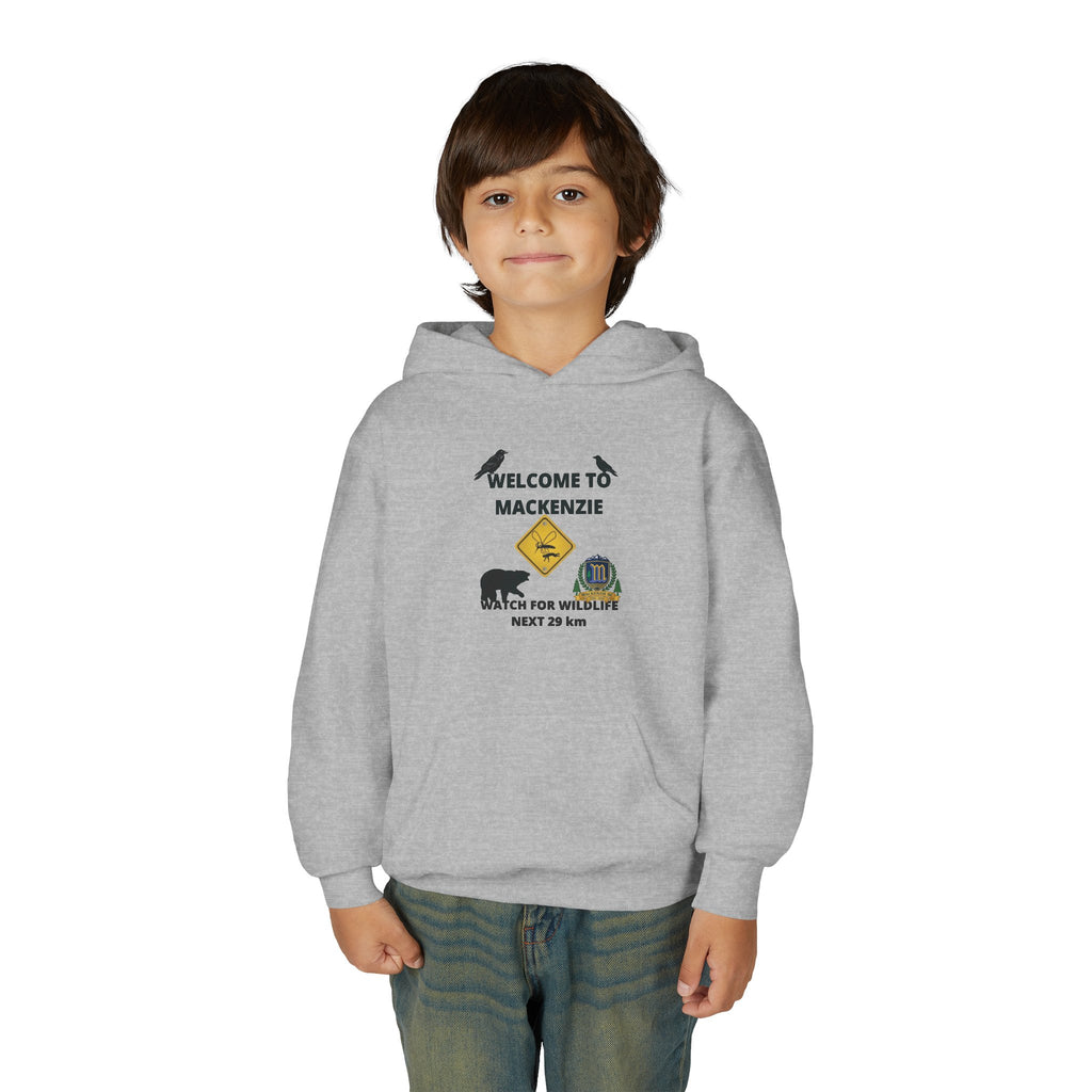 2 Design Youth Grey Hoodie — Mackenzie 60th Wildlife + Crushin it!