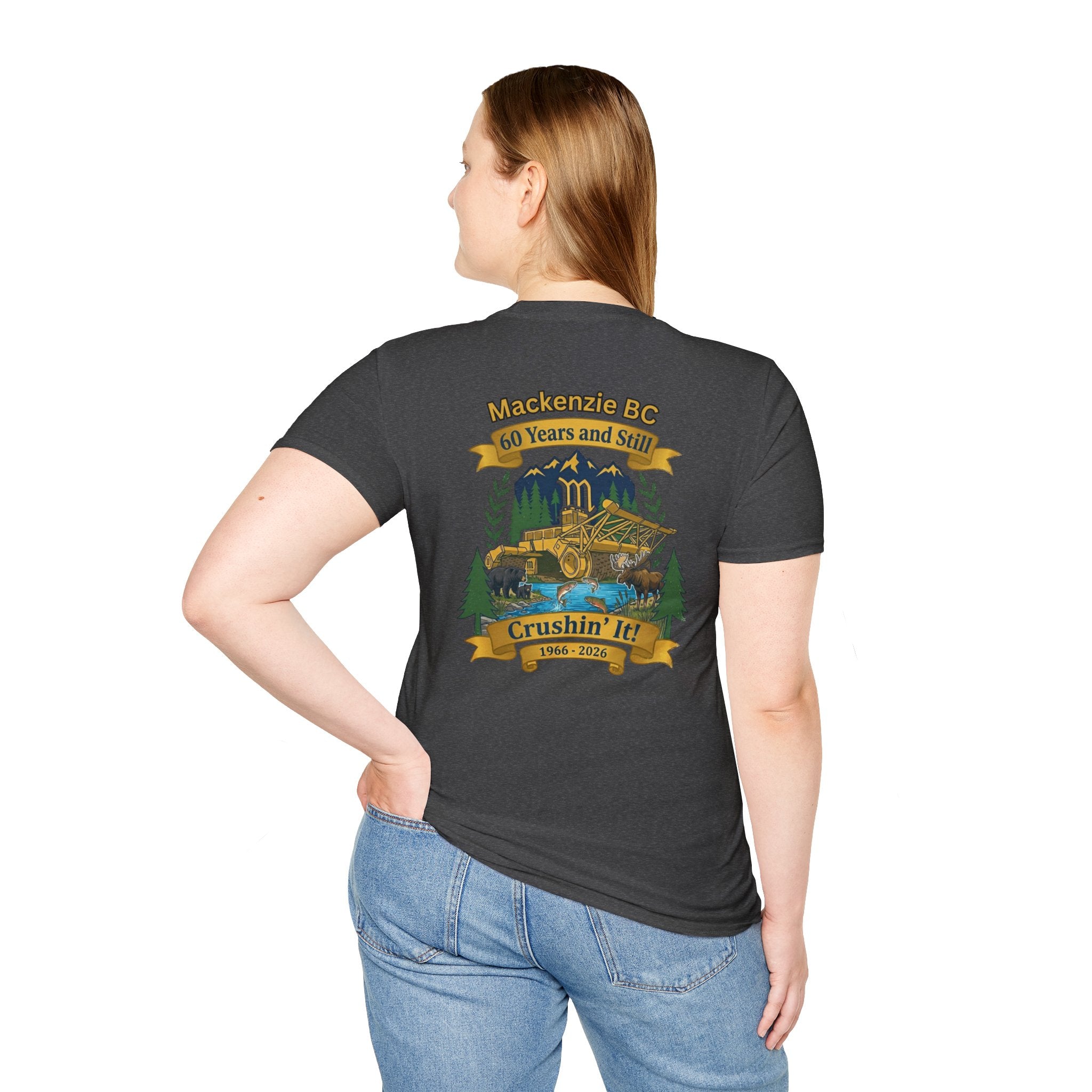 2 Design T-Shirt — "60 Years and Still Crushin' It!"