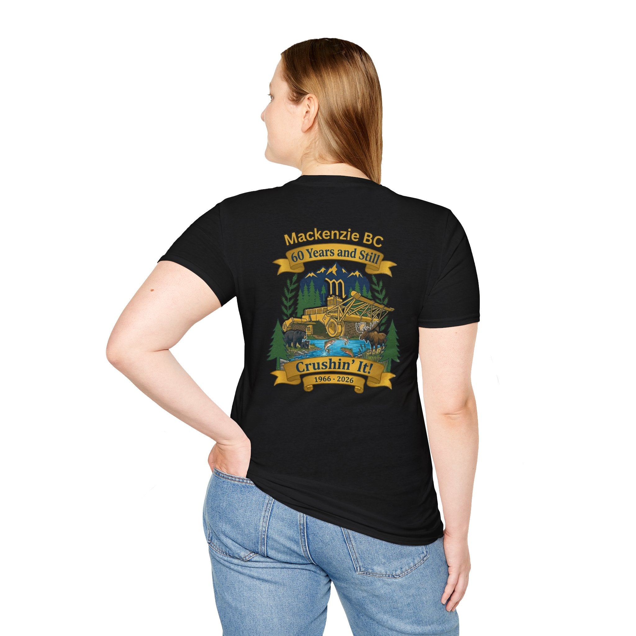 2 Design T-Shirt — "60 Years and Still Crushin' It!"