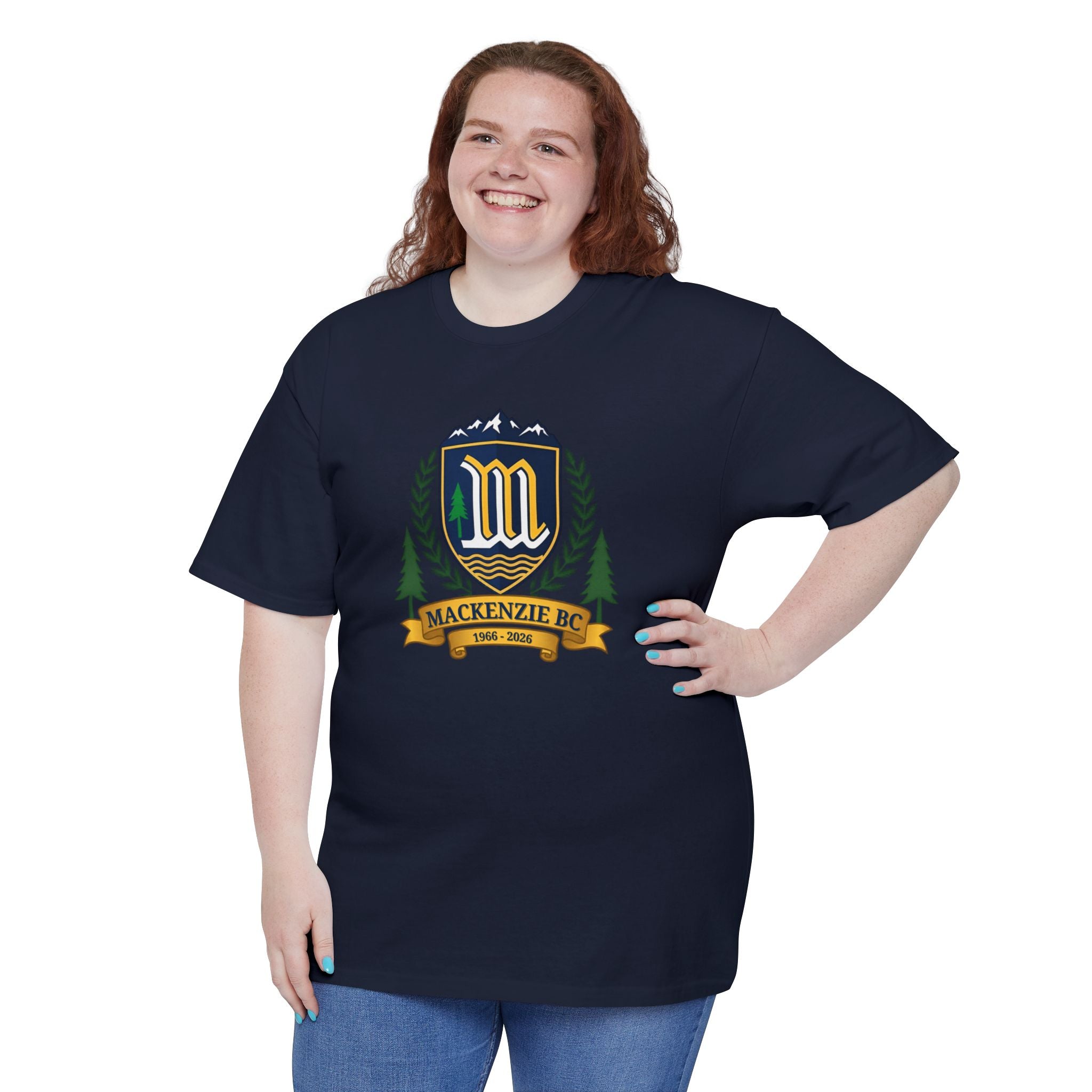 Mackenzie BC " Still Crushin' It" Double-Sided Crest Tee