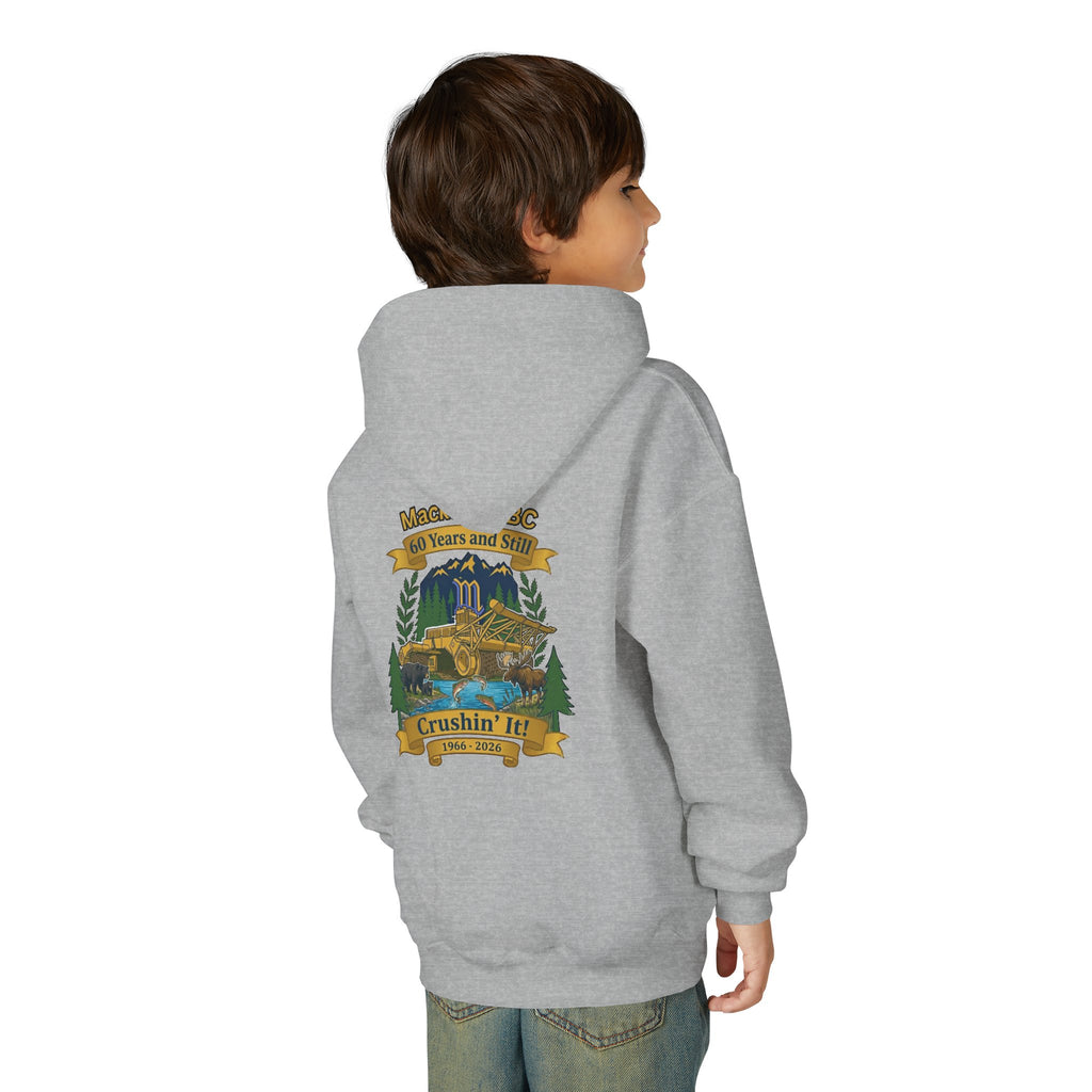 2 Design Youth Grey Hoodie — Mackenzie 60th Wildlife + Crushin it!